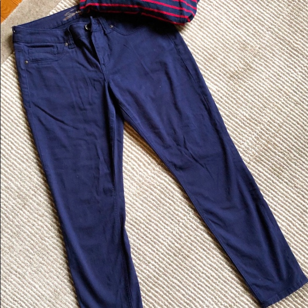 NWOT Seven7 blue chino skinny jeans